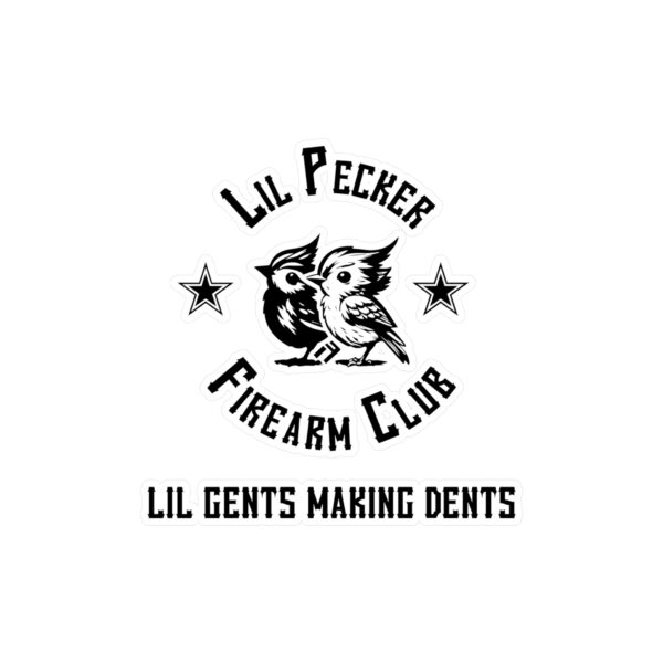 Lil Pecker Firearm Club Kiss-Cut Vinyl Decal - Image 7