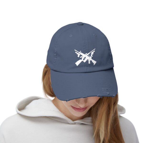 Crossed Firearms Distressed Cap - Image 12