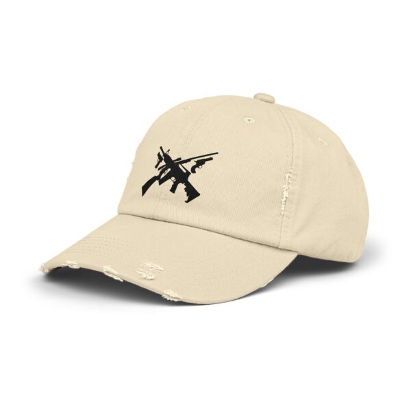Crossed Firearms Distressed Cap - Image 14