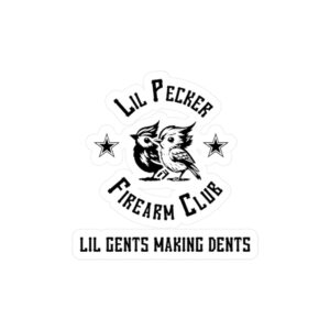 Lil Pecker Firearm Club Kiss-Cut Vinyl Decal