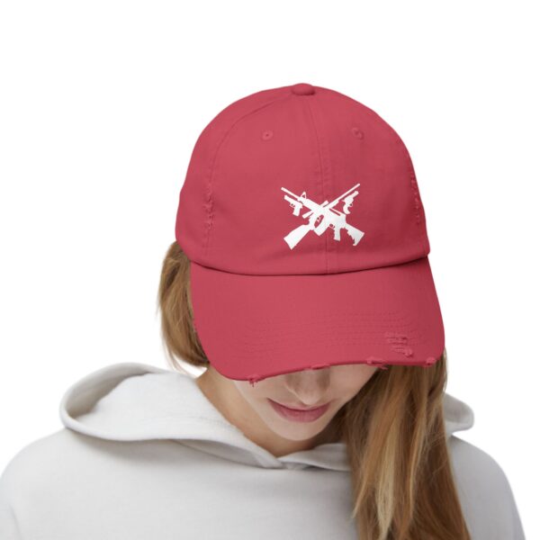 Crossed Firearms Distressed Cap - Image 8