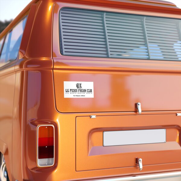 Lil Pecker Firearm Club Bumper Sticker - Image 2