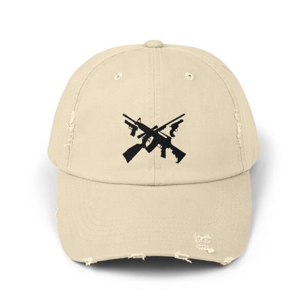Crossed Firearms Distressed Cap - Image 13
