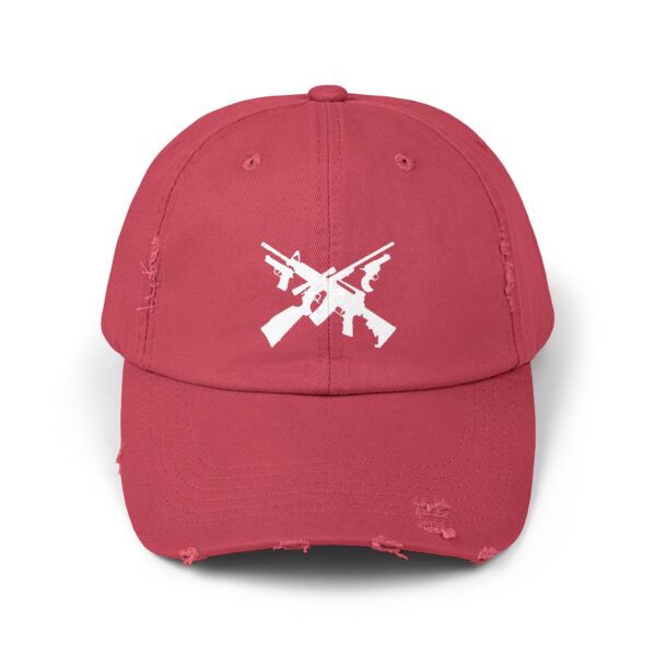 Crossed Firearms Distressed Cap - Image 5