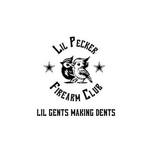 Lil Pecker Firearm Club Kiss-Cut Vinyl Decal - Image 5