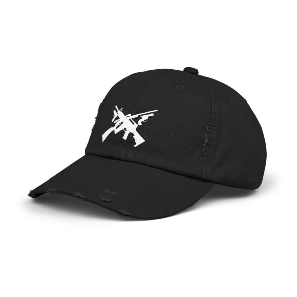 Crossed Firearms Distressed Cap - Image 2