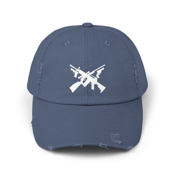 Crossed Firearms Distressed Cap - Image 9
