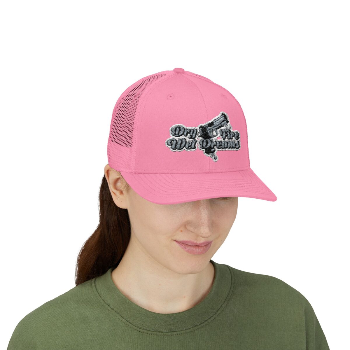 Dry Fire Wet Dreams Snapback Trucker Cap - Image 11