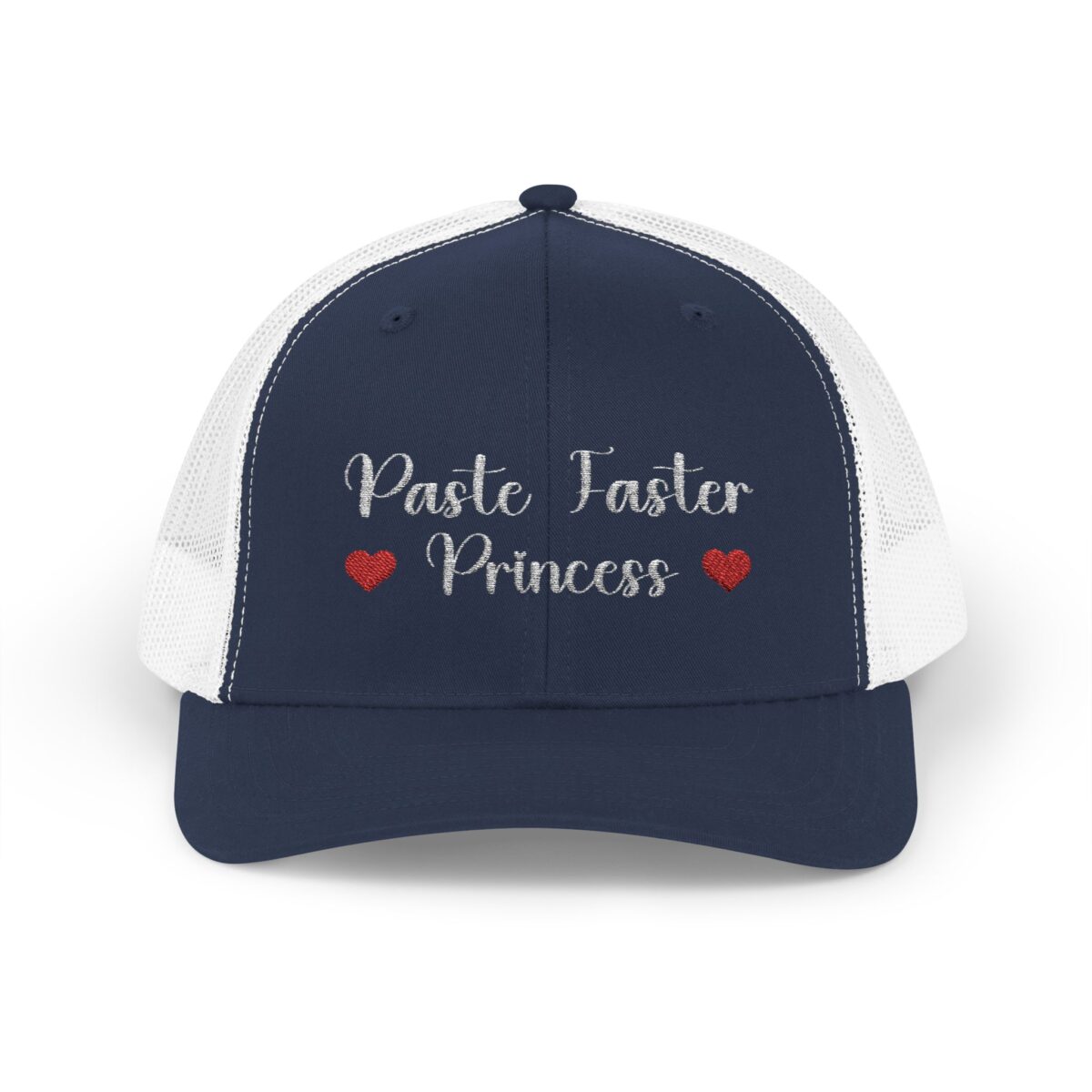 Paste Faster Princess Snapback Trucker Cap