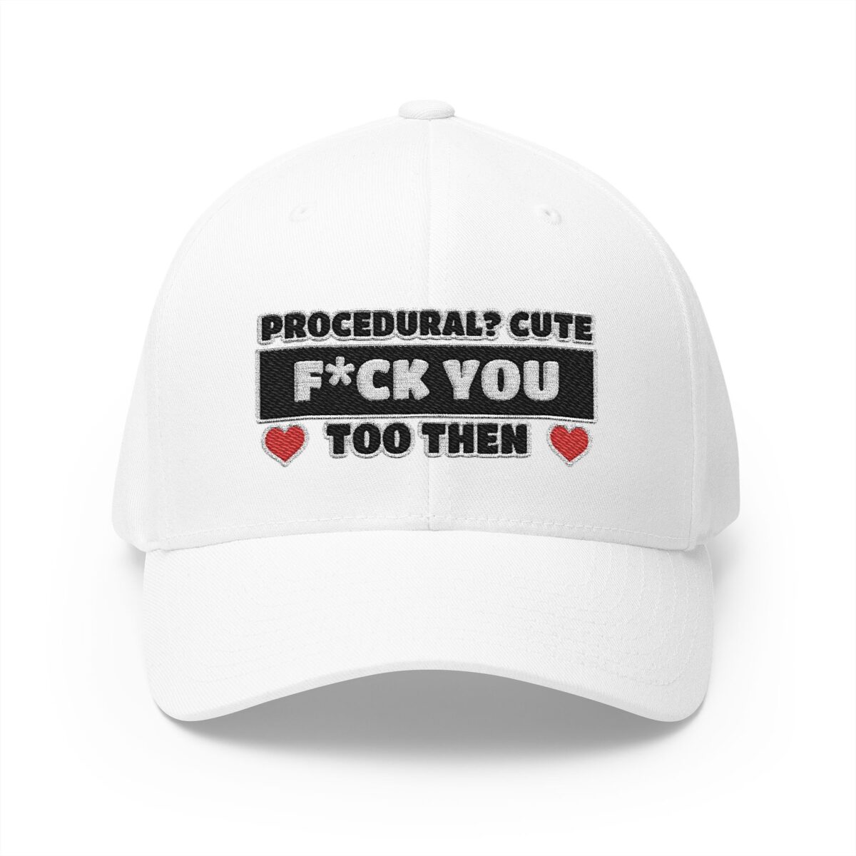 Procedural? Cute Embroidered Sports Cap
