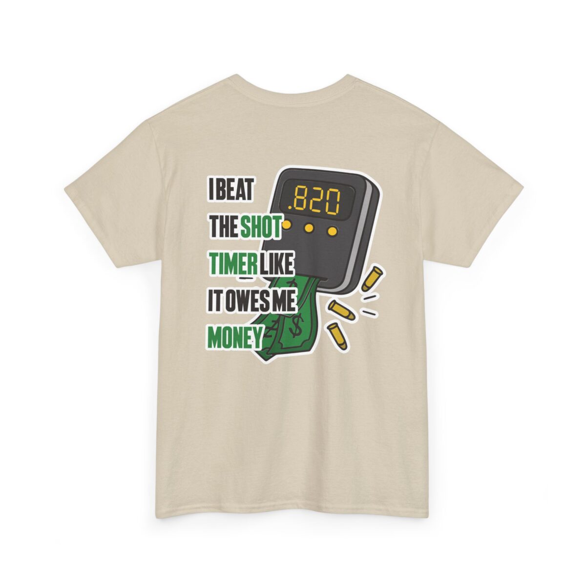 I Beat The Shot Timer Tee - Image 13
