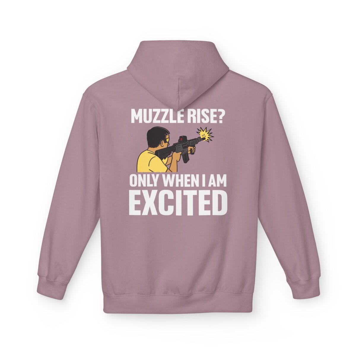 Muzzle Rise? Only When I'm Excited, Cowboy Fleece Hoodie - Image 21