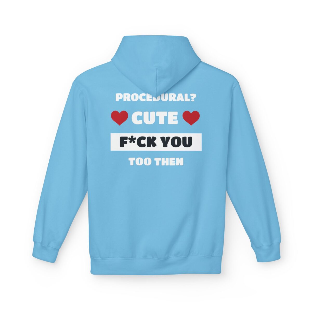 Procedural? Cute, Cowboy Fleece Hoodie - Image 9