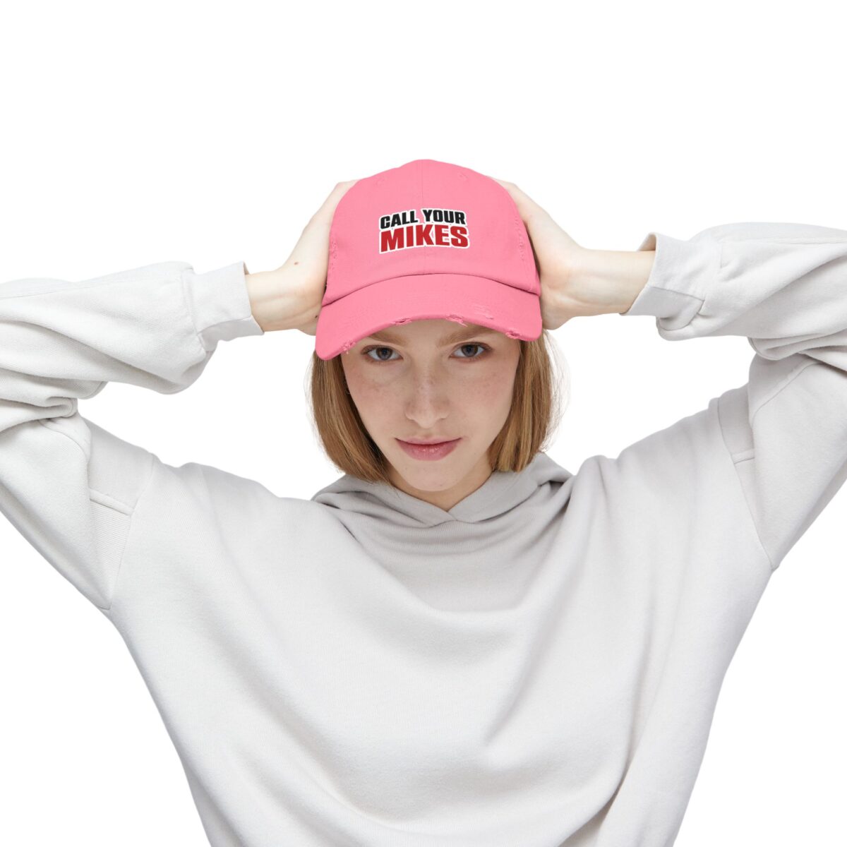 Call Your Mikes Distressed Cap - Image 4