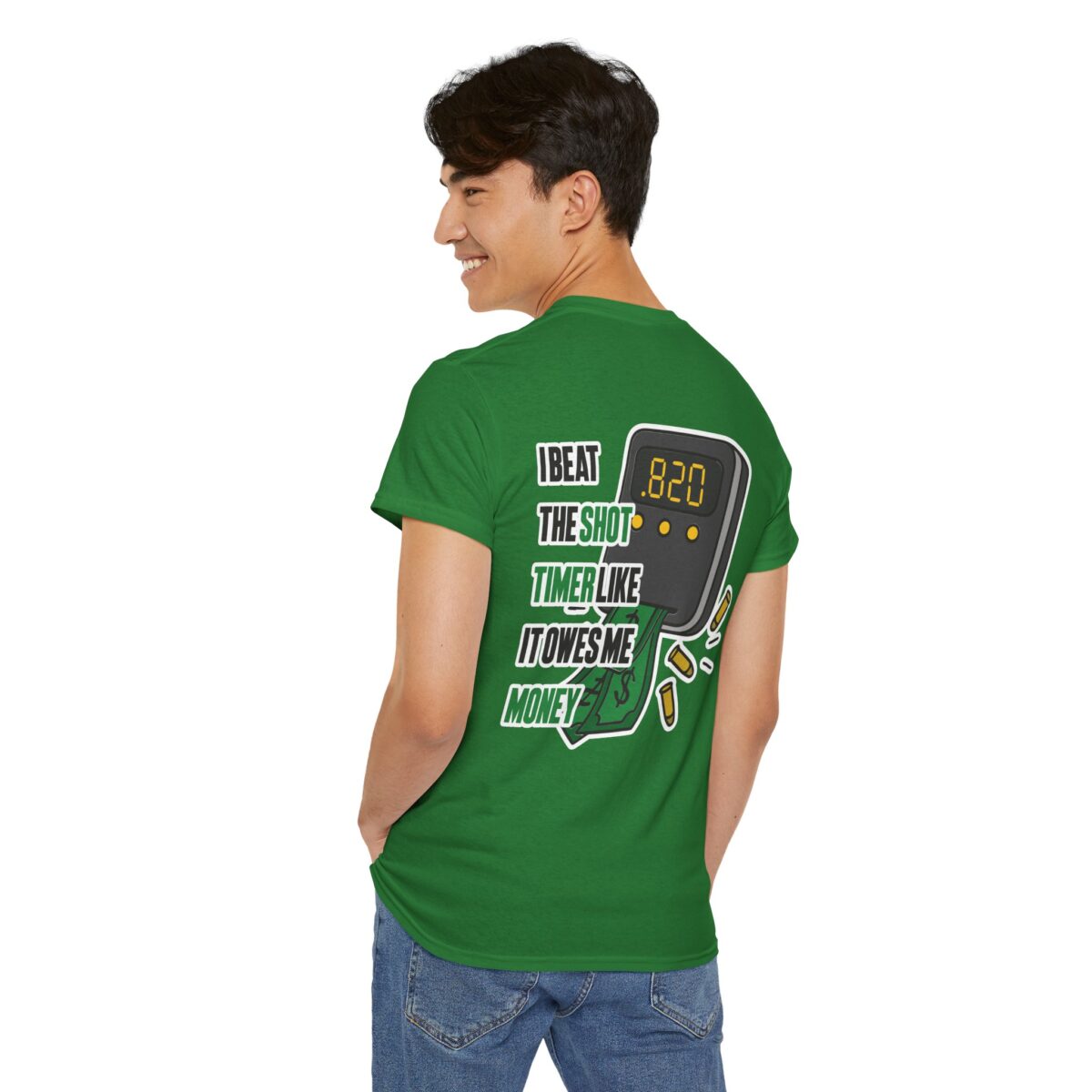 I Beat The Shot Timer Tee - Image 3