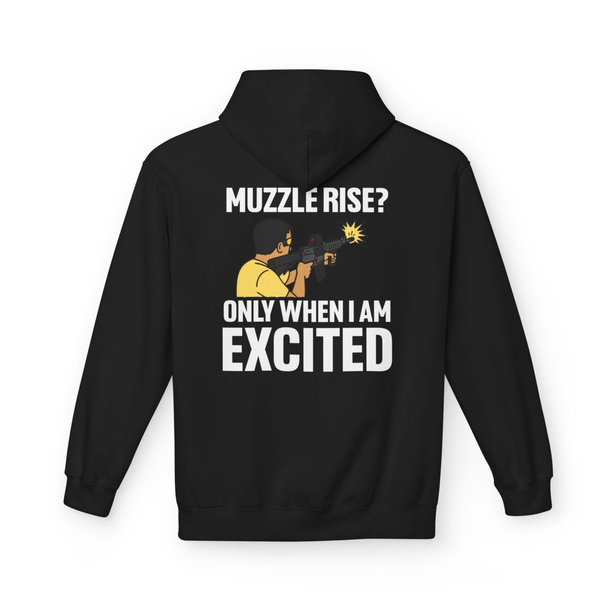 Muzzle Rise? Only When I'm Excited, Cowboy Fleece Hoodie - Image 9