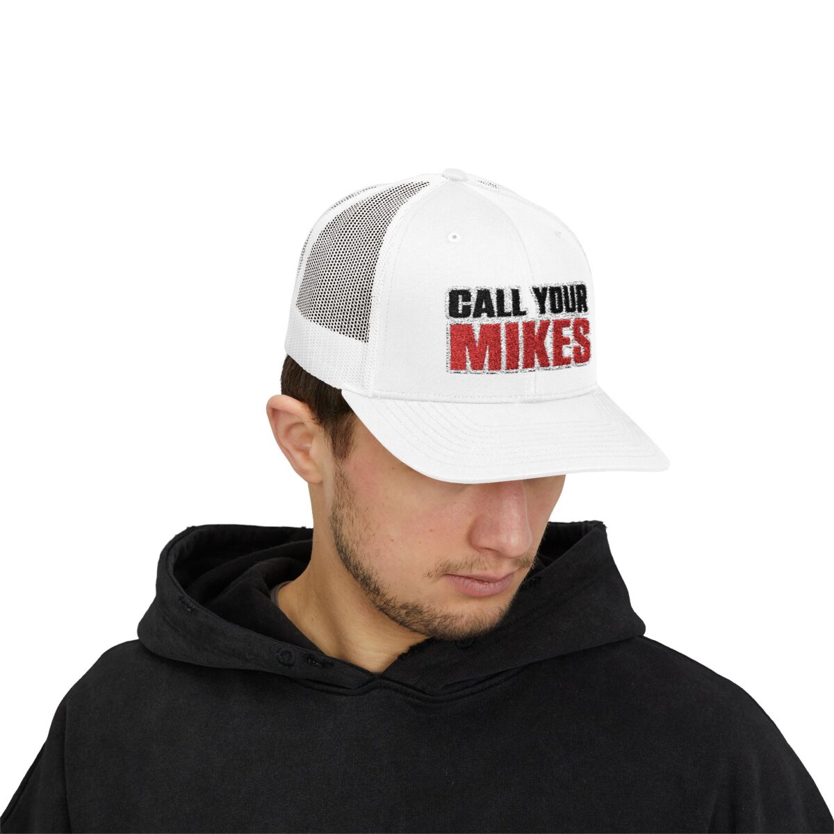 Call Your Mikes Snapback Trucker Cap - Image 3