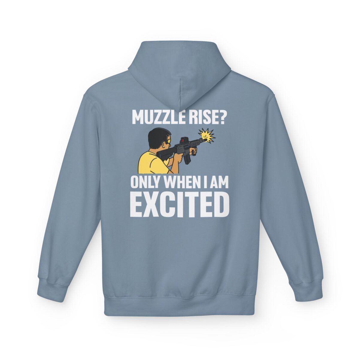 Muzzle Rise? Only When I'm Excited, Cowboy Fleece Hoodie