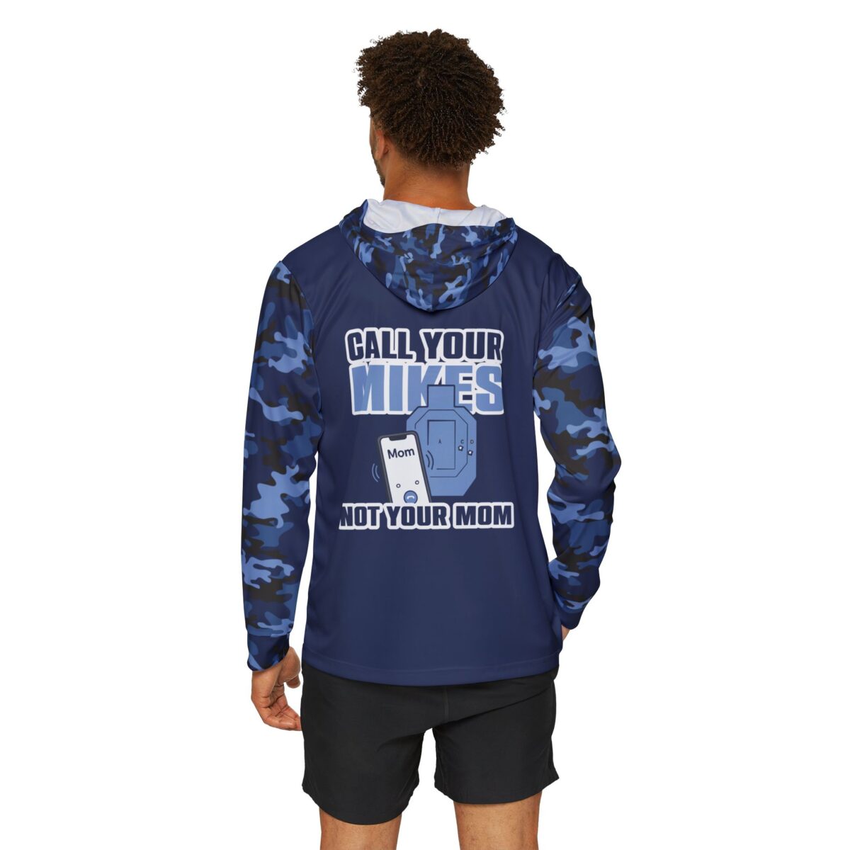 Call Your Mikes Blue Urban Camo Sun Shirt - Image 4