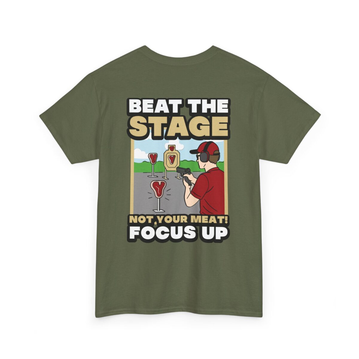 Beat The Stage Not Your Meat Tee - Image 11