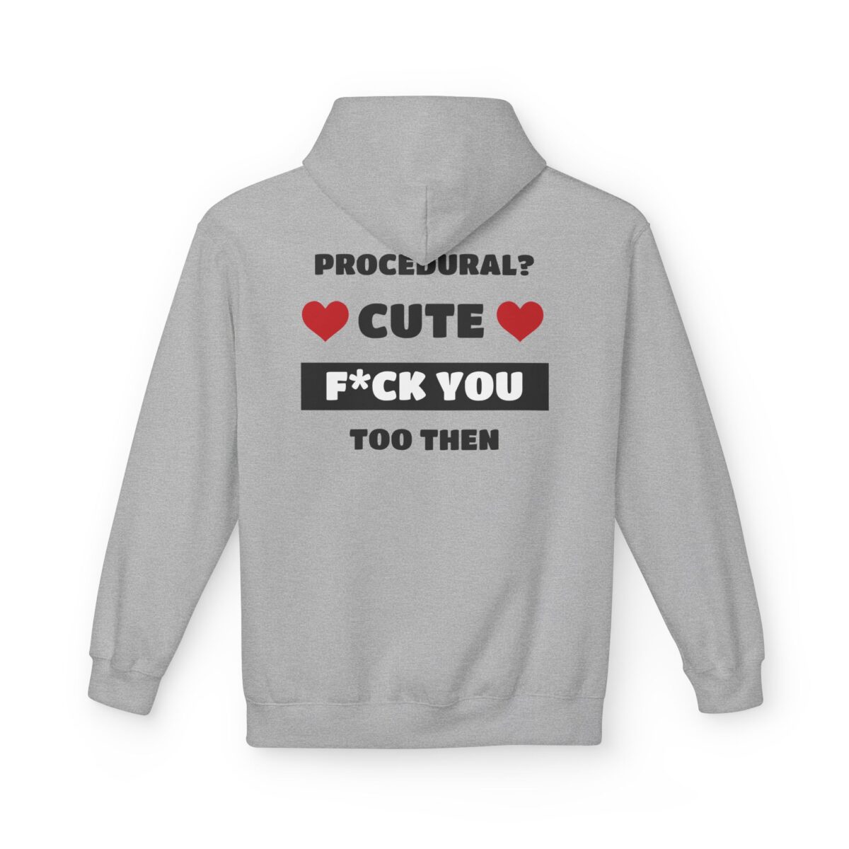 Procedural? Cute, Cowboy Fleece Hoodie - Image 11