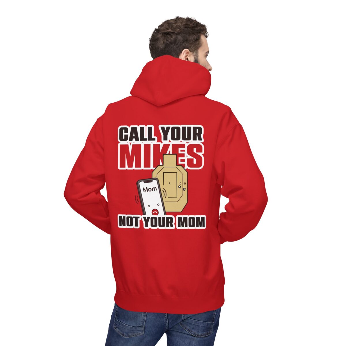 Call Your Mikes Not Your Mom, Cowboy Fleece Hoodie - Image 4