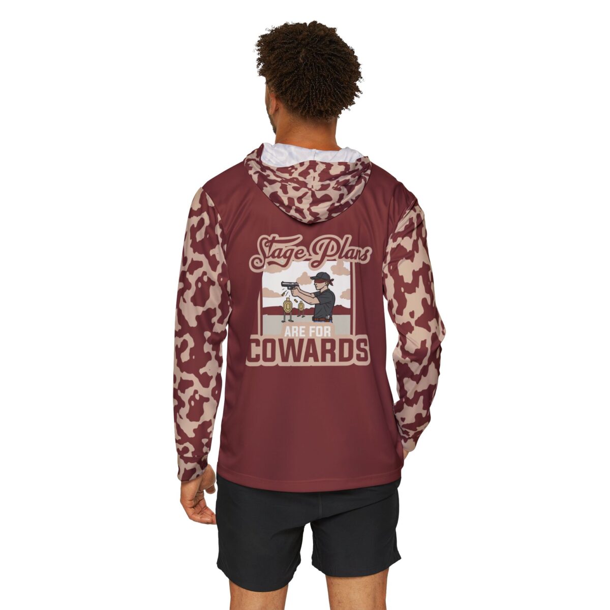 Stage Plans Are For Cowards Red and Tan CamoSun Shirt - Image 4